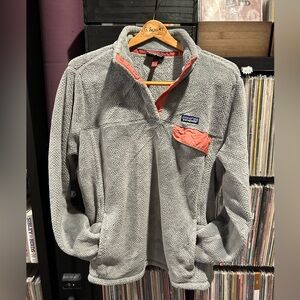 Patagonia Re-Tool Fleece XXL Grey and Pink